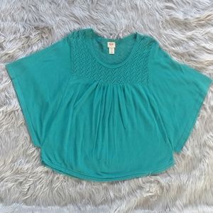 Turquoise top